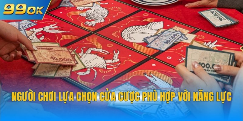 Game Bầu Cua Tôm Cá 99OK - Cá Cược Hấp Dẫn Có 102 3 Người chơi lựa chọn cửa cược phù hợp với năng lực