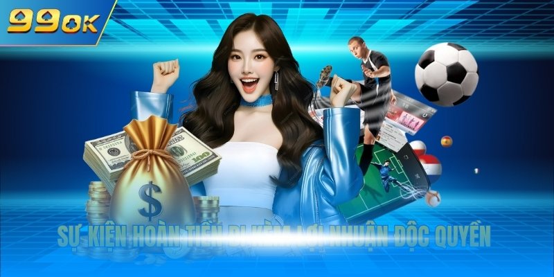 Khuyến Mãi Thể Thao 99OK - Chính Sách Tặng Thưởng Cực Hời 3 Sự kiện hoàn tiền đi kèm lợi nhuận độc quyền